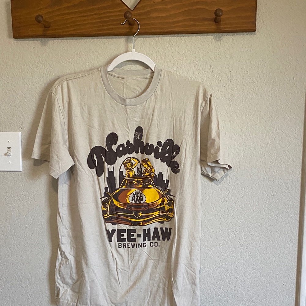 Nashville Yee-Haw Brewing Co. Beige T-Shirt